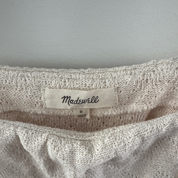 Madewell Cream Crop Top - Picture 3 of 3